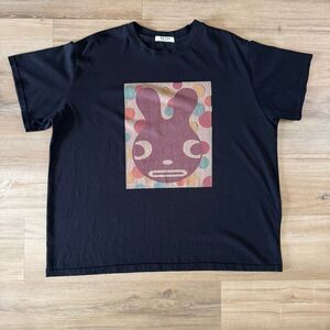 Da Yan Designstyle Black Shirt Sz XXL Big Eye Bunny Graphic Streetwear Japanese